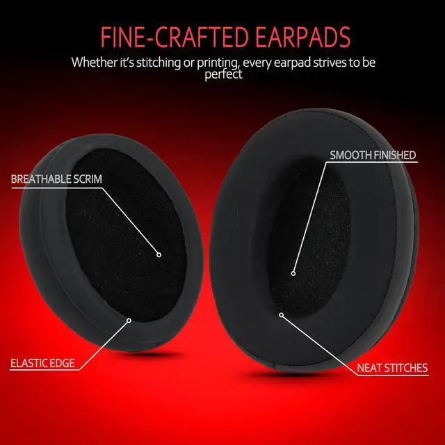 Alt view image 3 of 5 - Cooling-Gel Earpads for HyperX Headset, HyperX Cloud 2 Replacement Earpads, HyperX Clouds Ear Pads, fit HyperX Cloud ALPHA/1/2/WIRELESS/ALPHA/ALPHA S/CORE/Stinger/Flight/Mix