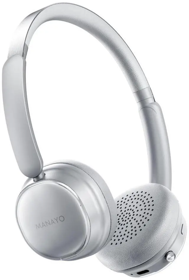 Main image of On-Ear Bluetooth Headphones with ANC, 100H Playback, Dual Link, Lightweight Build for Home, Office, and Travel, Wireless Headset with Protein Leather Earpads