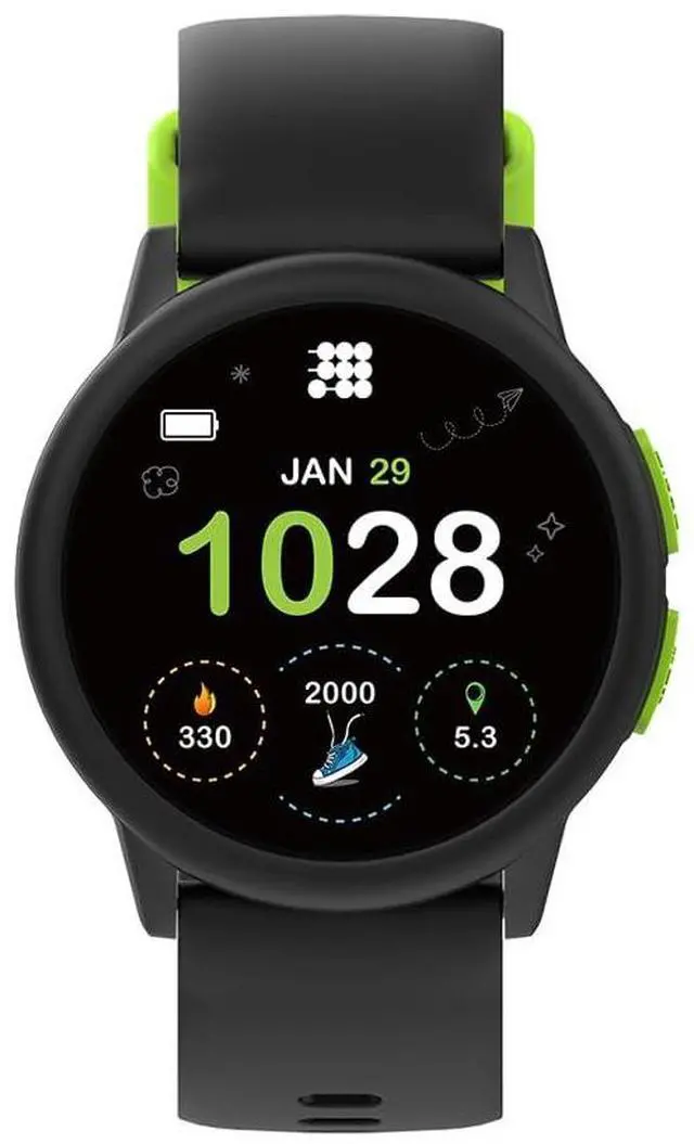 Main image of Cubitt Hero Gen 4 Smart Watch 1.27" IPS Display IP68 Black | Apple Find My & Android Find Hub, Heart Rate & SpO2 Monitoring, Sleep Tracking, Bluetooth 5.3, USB Charging