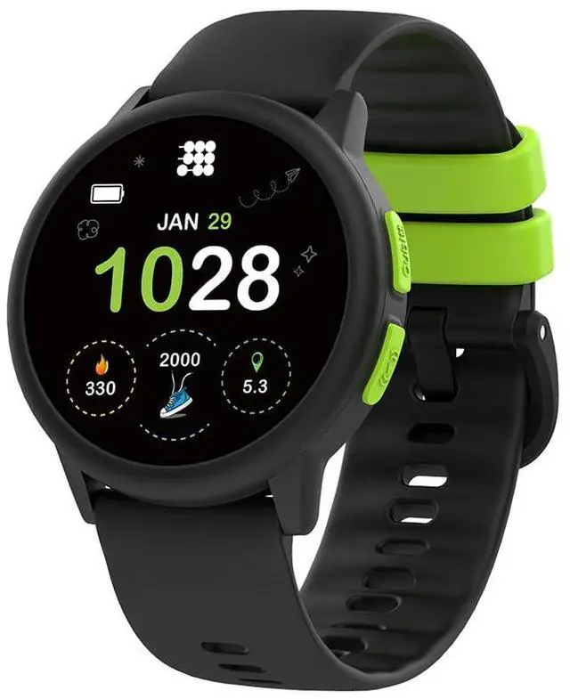 Alt view image 2 of 6 - Cubitt Hero Gen 4 Smart Watch 1.27" IPS Display IP68 Black | Apple Find My & Android Find Hub, Heart Rate & SpO2 Monitoring, Sleep Tracking, Bluetooth 5.3, USB Charging