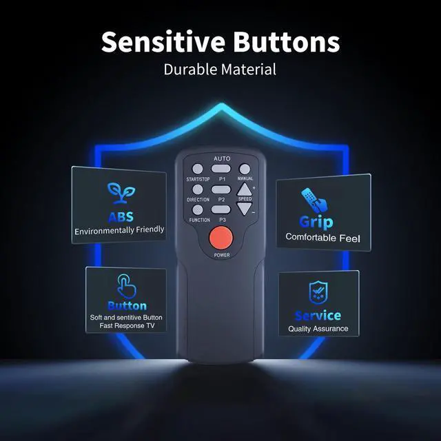 Alt view image 5 of 7 - Remote for GUGTTR/Yolid ET0001/RB-EB505 Under Desk Elliptical | Easy pairing,Responsive control,for JUPPLIES