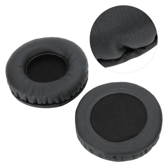 Alt view image 5 of 7 - Universal Black Foam Ear Cushions 75MM Headphone Replacement Pads Noise Blocking 3.0IN