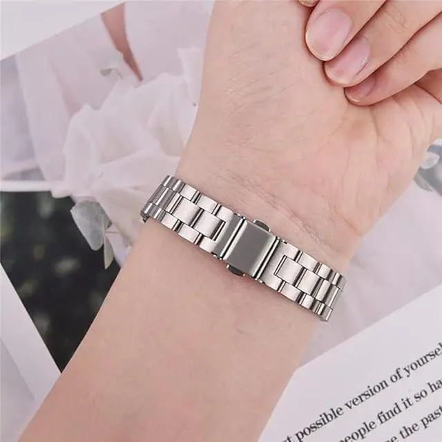 Alt view image 4 of 5 - Metal Band | Compatible with fitbit inspire 3, for fitbit inspire 3 bands,for women