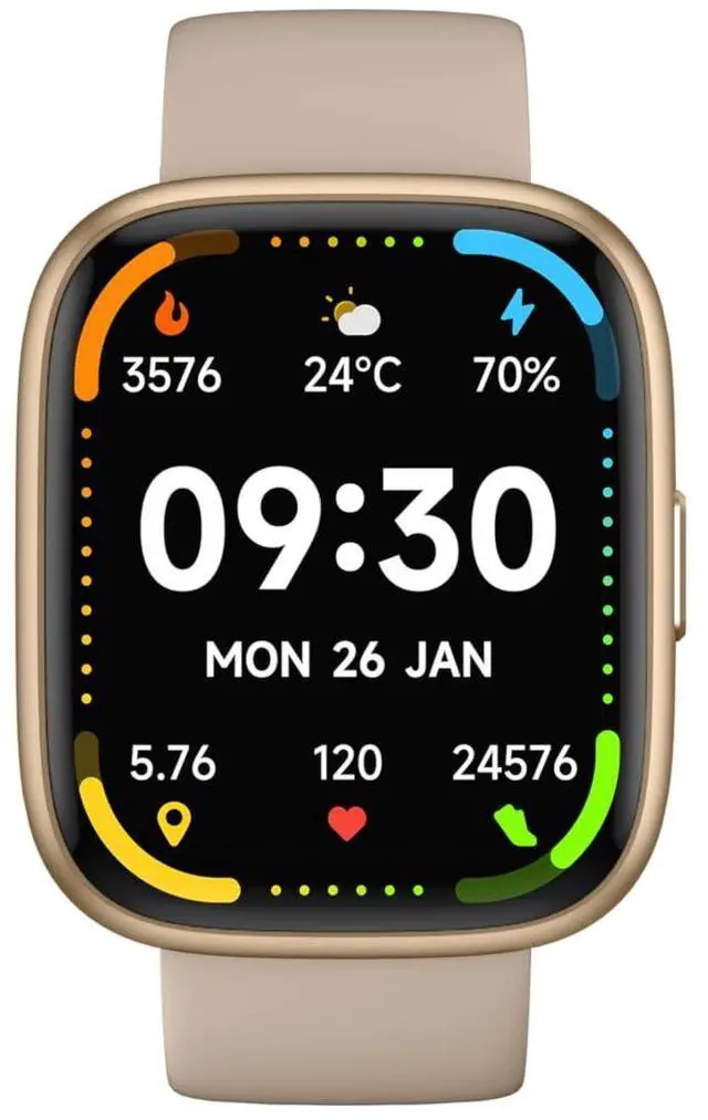 Alt view image 2 of 6 - Ostark Smart Watch, Alexa Built-in, Bluetooth Call, 1.83" Touch Screen | hands-free voice control, 24/7 tracking heart rate, SpO2 and sleep status, Compatible with Android & iOS
