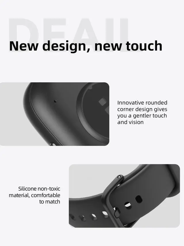 Alt view image 4 of 6 - Ostark Smart Watch, Alexa Built-in, Bluetooth Call, 1.83" Touch Screen | hands-free voice control, 24/7 tracking heart rate, SpO2 and sleep status, Compatible with Android & iOS