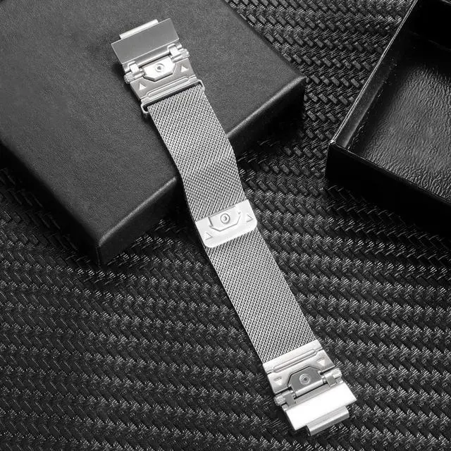 Alt view image 3 of 7 - Stainless Steel watch band Strap Compatible with for Casio GM-2100 GA-2100 GA-2110 GA-B2100 GM-5600 GM-6900 GM-2140GEM GBM-2100 GM-2110 GM-2110D