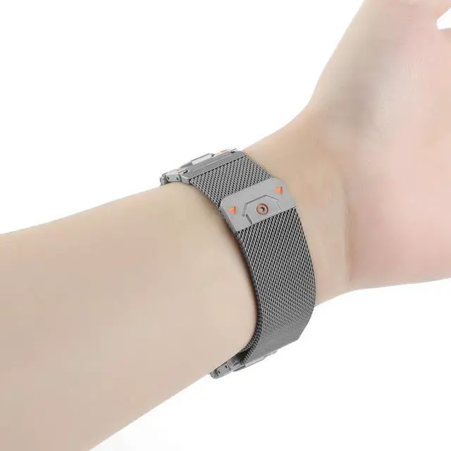 Alt view image 2 of 6 - Stainless Steel watch band Strap Compatible with for Casio GM-2100 GA-2100 GA-2110 GA-B2100 GM-5600 GM-6900 GM-2140GEM GBM-2100 GM-2110 GM-2110D