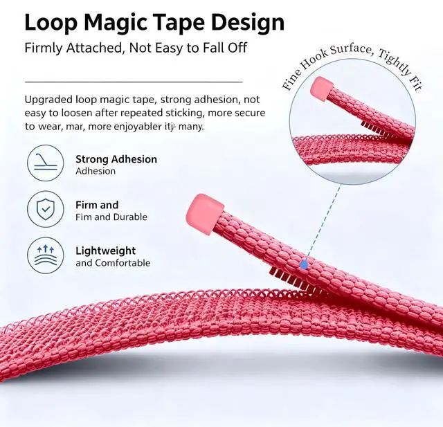 Alt view image 2 of 6 - Nylon Sport Band Compatible with Google Fitbit Air,Soft Breathable Wristband Replacement Compatible with Fitbit Air Fitness,Micro-Adjustable Performance Loop for Screenless Tracker