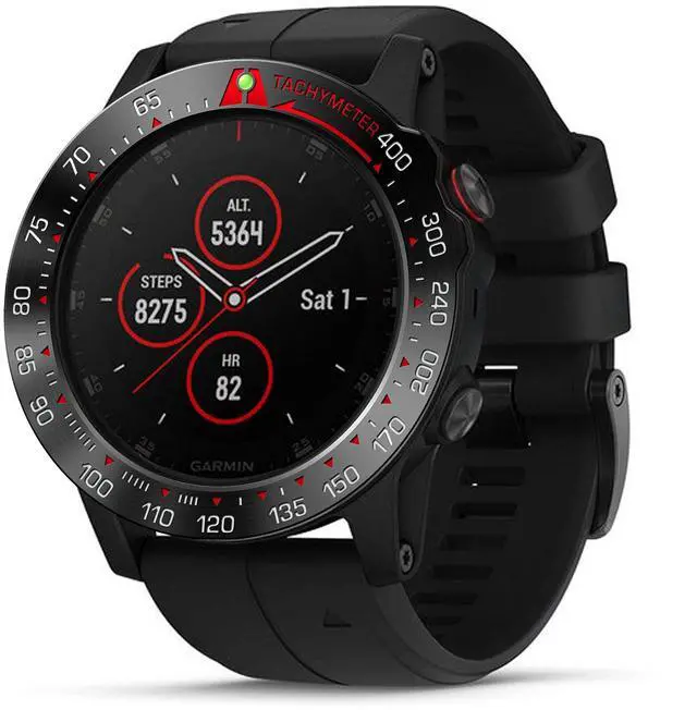Alt view image 2 of 4 - Titanium Metal Bezel Ring Compatiable with Fenix 5X Plus Bezel Ring Adhesive Cover Anti Scratch & Collision Protector for Men (Titanium- Not Fit Fenix 5 / 5X)