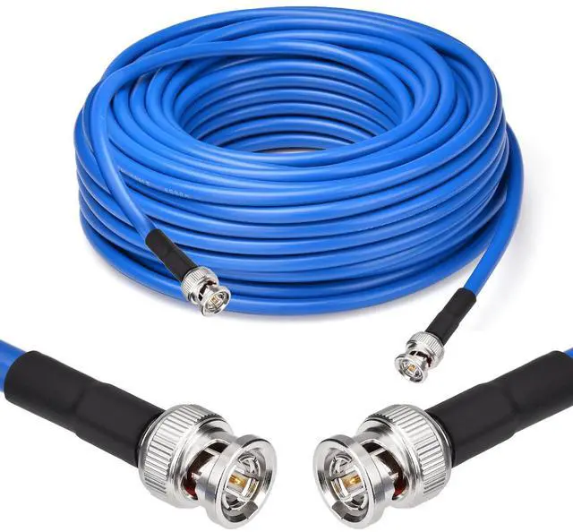 Main image of 12G SDI Cable 75FT BNC Male to Male Video Coaxial Cable RG6 Coaxial Cable 75 Ohm Ultra Low Loss for 8K 4K 6G-SDI 3G Video Security Camera SDI Converter(Straight1 Pcs)