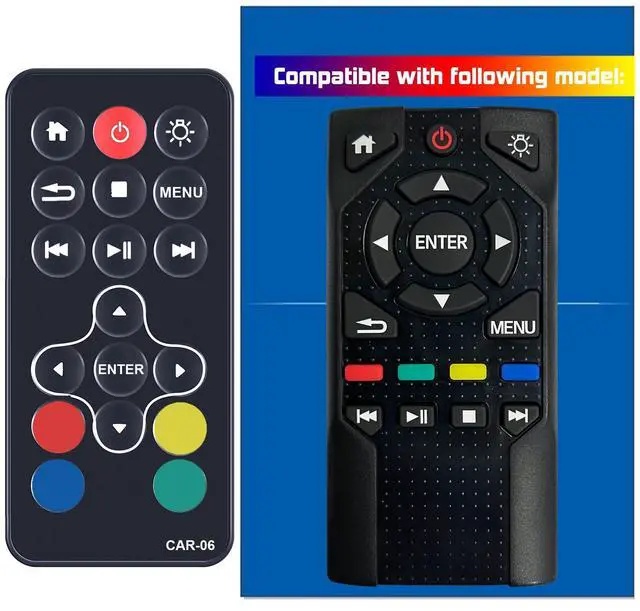 Main image of Replacement Remote Control for Honda Odyssey Elite/Touring/EX-L/EX Rear Entertainment DVD 39560-THR-A020-M1 39560THRA020 2018 2019 2020 2021 2022 2023