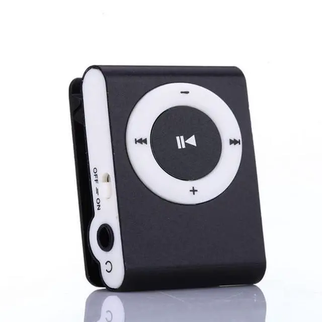 Main image of MP3 Portable Music Player Mini MP3 Back Clip Player Durable with Memory Card and Cable(Black)