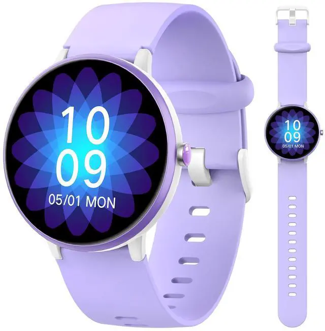 Main image of Smart Watch for Kids, Waterproof with 19 Sport Modes, Pedometer, Sleep Monitor, Kids Watch for Girls Boys 6-16, Purple