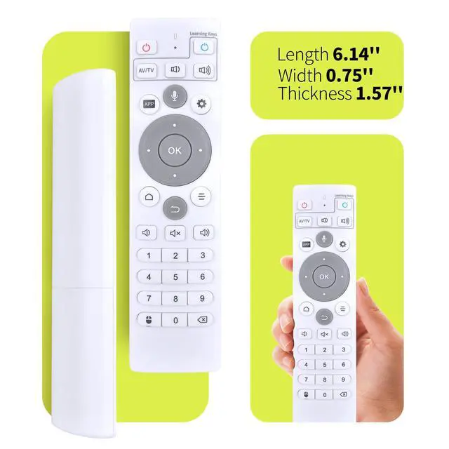 Alt view image 5 of 7 - Remote Control for Ubox Set-Top Box Ubox10 Ubox11 Ubox12 PRO MAX | No Programming,No Voice