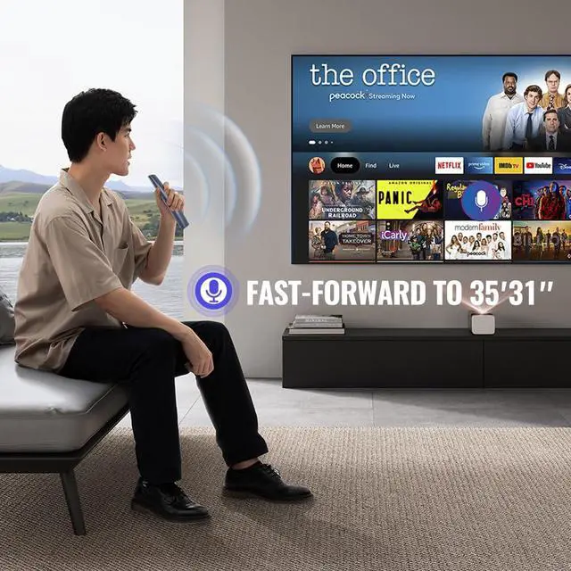 Alt view image 2 of 7 - New Replacement Voice Remote Control Compatible for Ematic 4K UHD Android TV Streaming Box AGT418 AGT419 (Remote Only)