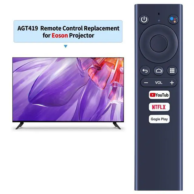 Alt view image 3 of 7 - New Replacement Voice Remote Control Compatible for Ematic 4K UHD Android TV Streaming Box AGT418 AGT419 (Remote Only)