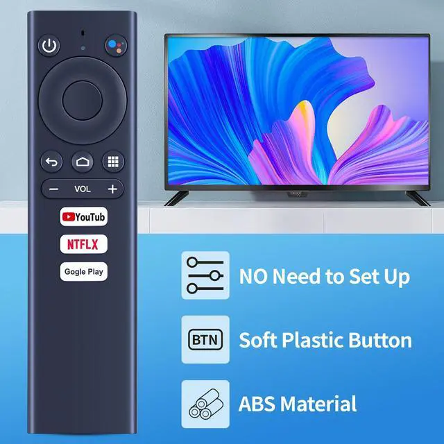 Alt view image 4 of 7 - New Replacement Voice Remote Control Compatible for Ematic 4K UHD Android TV Streaming Box AGT418 AGT419 (Remote Only)