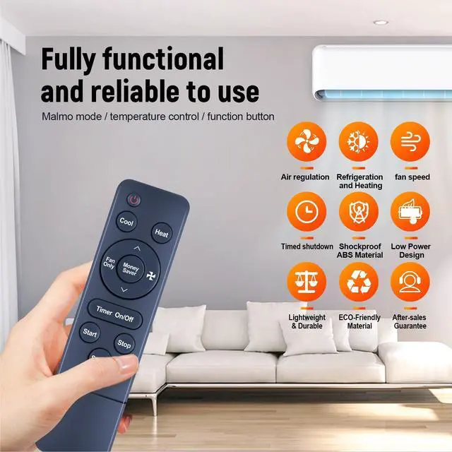 Alt view image 4 of 7 - 618-266-10 New Replace Remote Control for Friedrich Air Conditioner WS08C10 WS08C10-A WS08C10-B WS10C10 WS12C30-B WS13C30 WS13C30-A WS13C30-B WS10C10-A WS10C30 WS10C30-A WS12C10 WS12C10-A WS12C30