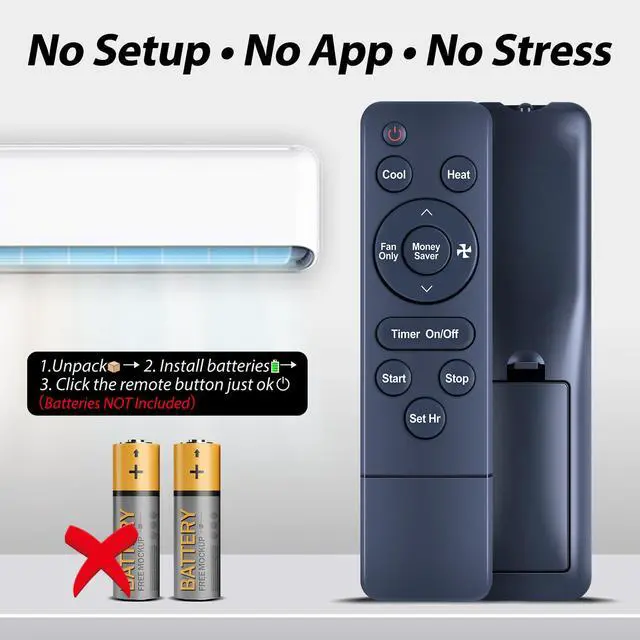 Alt view image 6 of 7 - 618-266-10 New Replace Remote Control for Friedrich Air Conditioner WS08C10 WS08C10-A WS08C10-B WS10C10 WS12C30-B WS13C30 WS13C30-A WS13C30-B WS10C10-A WS10C30 WS10C30-A WS12C10 WS12C10-A WS12C30