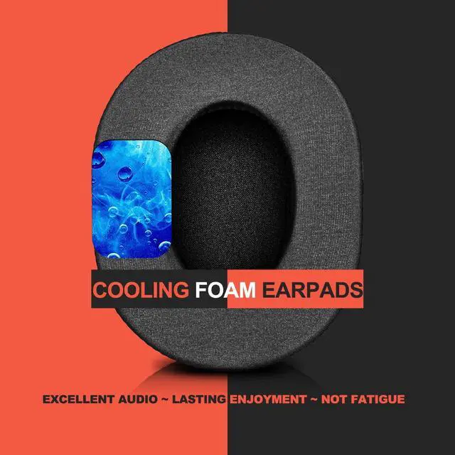 Alt view image 3 of 7 - Arctis Pro Cooling Gel Earpads Compatible with Arctis Pro Wireless, Arctis 7, Arctis5, Arctis3, Arctis1, Arctis 9X, Hybrid Fabric Replacement Cushion (Cooling Fabric)