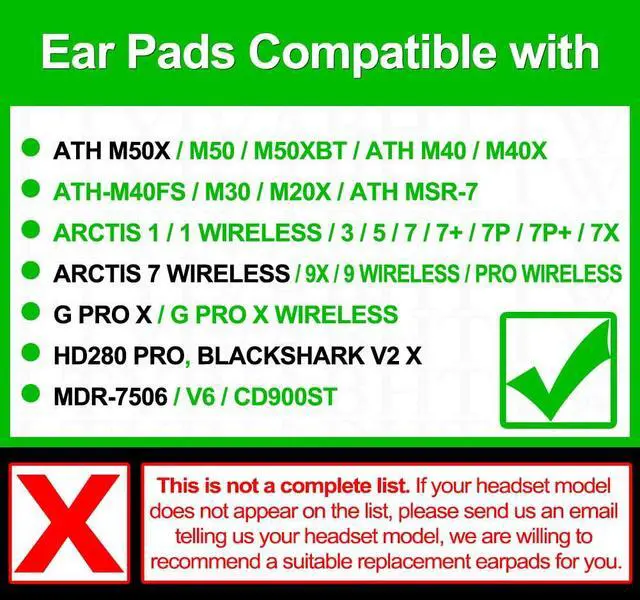 Alt view image 2 of 7 - Arctis Pro Cooling Gel Earpads Compatible with Arctis Pro Wireless, Arctis 7, Arctis5, Arctis3, Arctis1, Arctis 9X, Hybrid Fabric Replacement Cushion (Cooling Fabric)