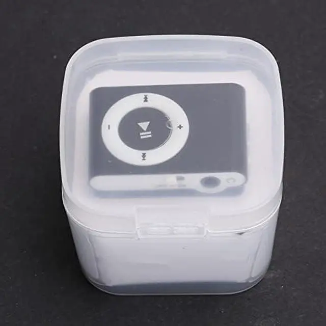 Alt view image 5 of 6 - MP3 Portable Music Player Mini MP3 Back Clip Player Durable with Memory Card and Cable(Black)