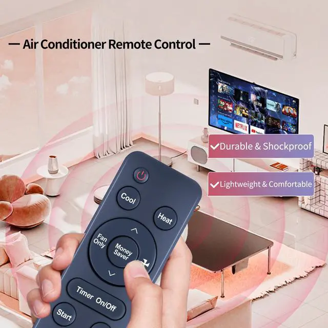 Alt view image 2 of 7 - 618-266-10 New Replace Remote Control for Friedrich Air Conditioner WS08C10 WS08C10-A WS08C10-B WS10C10 WS12C30-B WS13C30 WS13C30-A WS13C30-B WS10C10-A WS10C30 WS10C30-A WS12C10 WS12C10-A WS12C30