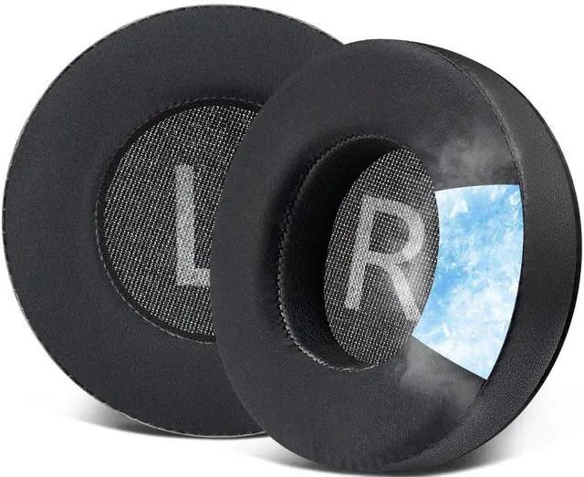 Main image of 80mm Cooling Gel Earpads Replacement for AKG Pro Audio K175 Headphones, Ear Pads Cushions with Ice Silk Fabric, Noise Isolation Foam - K175 CG Black