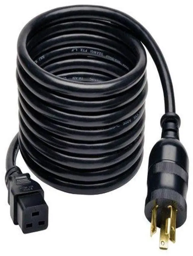 Main image of P040-012-P30 12-Feet Heavy Duty Power Cord 20A 12AWG C19 to L6-30P
