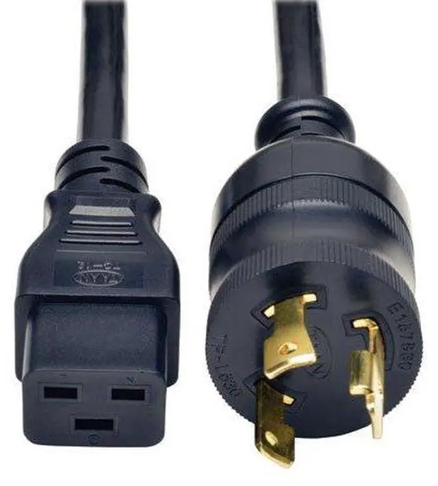 Alt view image 2 of 2 - P040-012-P30 12-Feet Heavy Duty Power Cord 20A 12AWG C19 to L6-30P