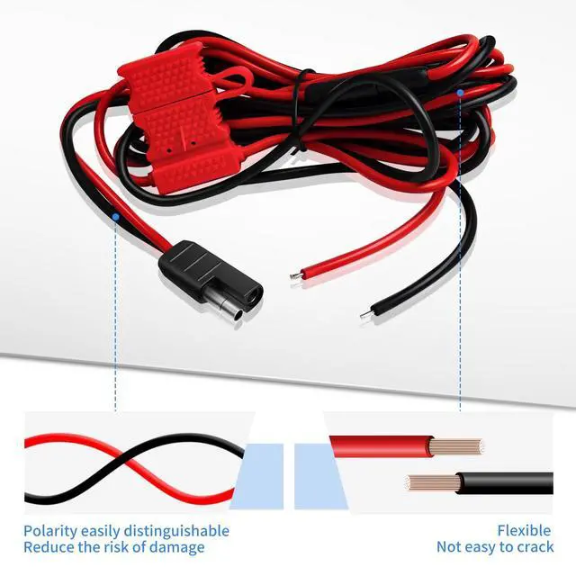 Alt view image 4 of 6 - HKN4137A HKN4137 DC Power Cable for Motorola CDM750 CM200 CM300 PM400 | 15A for Motorola GM388 GM3188 GM950 GM3688 CM300 CDM1250 XPR4550 HKN9402 HKN4137AR and more