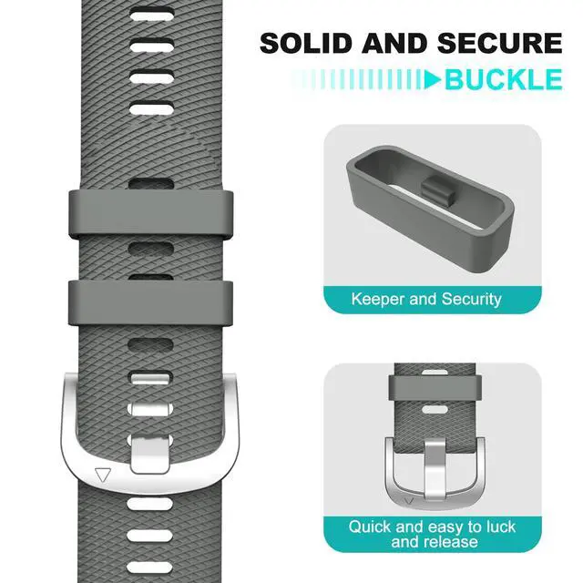 Alt view image 4 of 7 - Watch Band for Garmin Forerunner 255/265/Vivoactive 4/Venu 2 | 22mm Silicone Watch Bands for Garmin Vivoactive 4/Forerunner 255/265 Music/Venu 2