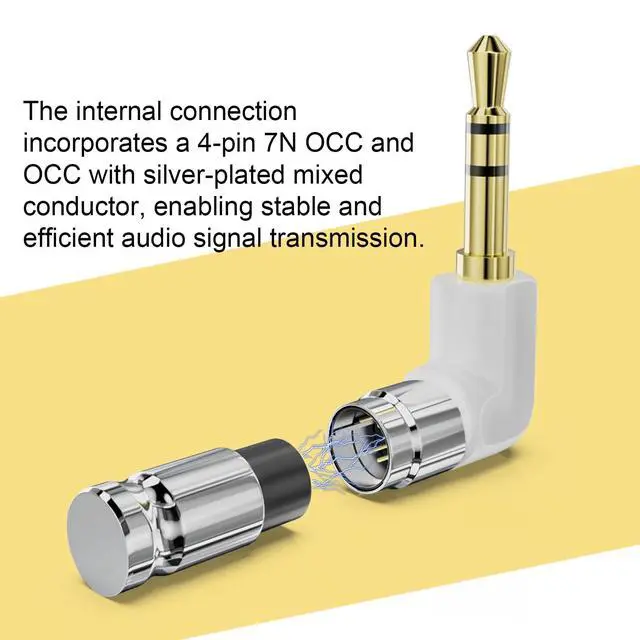 Alt view image 3 of 7 - A3 Pure Earphone Cable 2.5/3.5/4.4mm 3in1 Plug 4 Cores 288 Strands Silver-Plated 7N OCC Copper 2pin/MMCX/QDC Detachable Earbuds Cable, IEM Replacement Upgrade Cable (MMCX Straight)