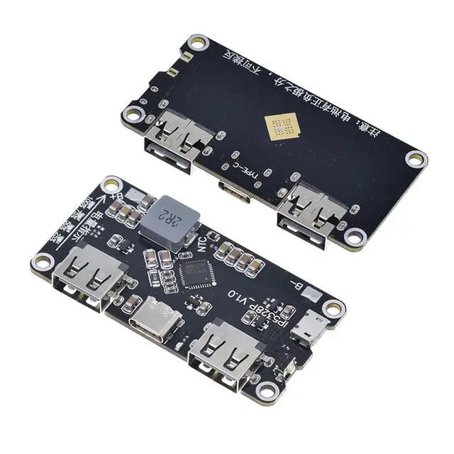Alt view image 5 of 7 - 2pcs IP5328P Dual USB Battery Fast Charge Module Bi-Directional 18W Fast Charging 3.7V to 5V 9V 12V Step Up Power Bank Board QC3.0 FCP AFC MET SFCP Quick Charge Type-C