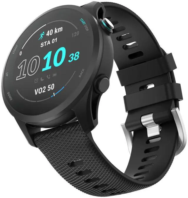 Main image of Watch Band for Garmin Forerunner 255/265/Vivoactive 4/Venu 2 | 22mm Silicone Watch Bands for Garmin Vivoactive 4/Forerunner 255/265 Music/Venu 2