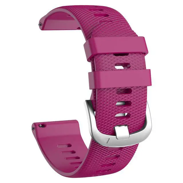 Alt view image 2 of 7 - Watch Band for Garmin Forerunner 255/265/Vivoactive 4/Venu 2 | 22mm Silicone Watch Bands for Garmin Vivoactive 4/Forerunner 255/265 Music/Venu 2