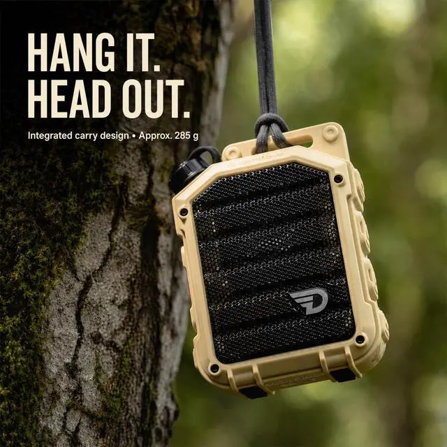 Alt view image 5 of 6 - Bolt Bluetooth Speaker, Strobe and Utility Light, IP67 Waterproof | Surprisingly full, clear sound for its compact size, with 103 dB output, floatable IP67 protection, and up to 10 hours