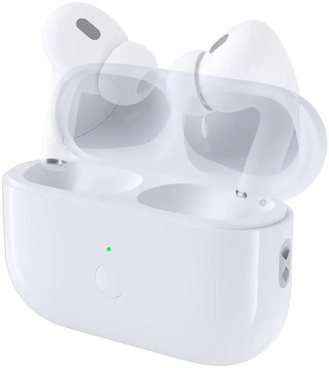Main image of Wireless Airpod Pro 2 Charging Case for Air Pod Pro 1/2, Airpod Pro Replacement Charging Case with USB-C Port, Sync Button, 660mAh Battery, No Earbuds