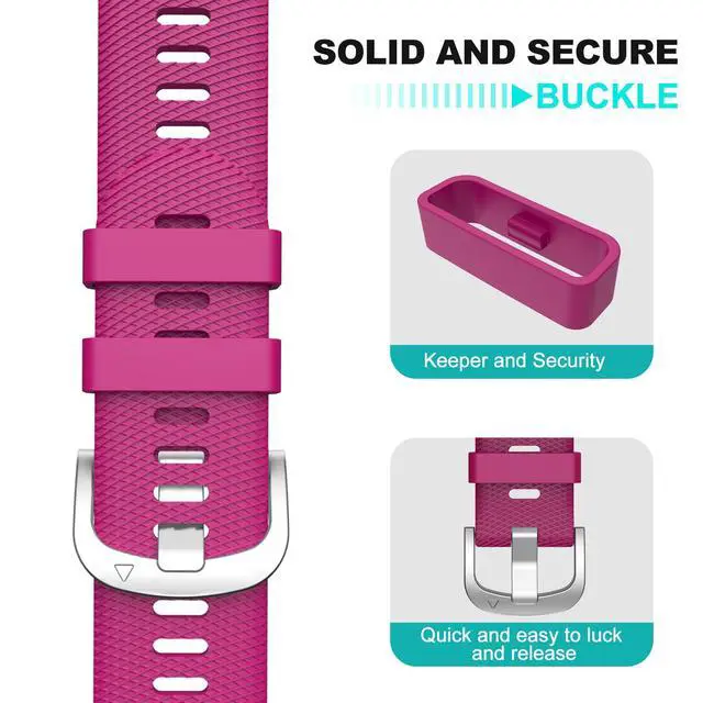 Alt view image 4 of 7 - Watch Band for Garmin Forerunner 255/265/Vivoactive 4/Venu 2 | 22mm Silicone Watch Bands for Garmin Vivoactive 4/Forerunner 255/265 Music/Venu 2