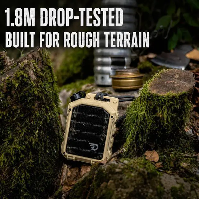 Alt view image 4 of 6 - Bolt Waterproof Bluetooth Speaker, Floatable IP67, Built-in Light | Surprisingly full, clear 8W sound tested up to 103 dB; rugged, 1.8 m drop-tested, with utility light and up to 10H playtime
