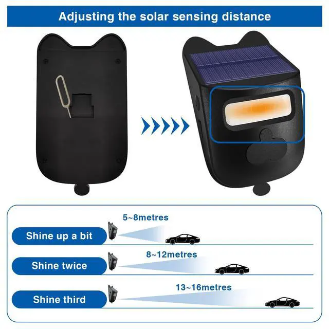 Alt view image 4 of 6 - Driveway Alarms Wireless Outside Weatherproof, Wireless Driveway Sensor Motion Sensor & Detector Alarm Outdoor, 600ft Range Solar Motion Detector Home Security Alert System