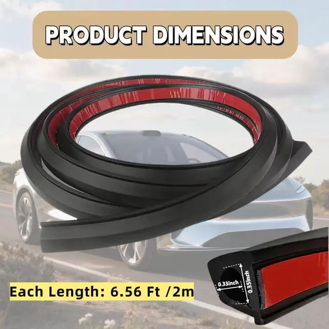 Alt view image 3 of 7 - 2 Pack Car Cable Wire Hider 6.56 Ft Adhesive Cord Concealer | Universal organizer hides vehicle wiring for roof rack light bars with strong adhesive backing and clean cable management