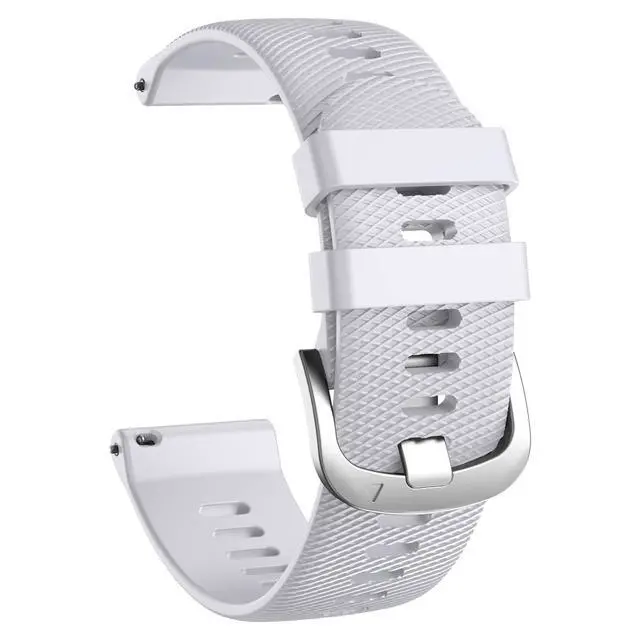 Alt view image 2 of 7 - Watch Band for Garmin Forerunner 255/265/Vivoactive 4/Venu 2 | 22mm Silicone Watch Bands for Garmin Vivoactive 4/Forerunner 255/265 Music/Venu 2