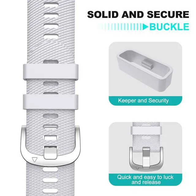 Alt view image 4 of 7 - Watch Band for Garmin Forerunner 255/265/Vivoactive 4/Venu 2 | 22mm Silicone Watch Bands for Garmin Vivoactive 4/Forerunner 255/265 Music/Venu 2