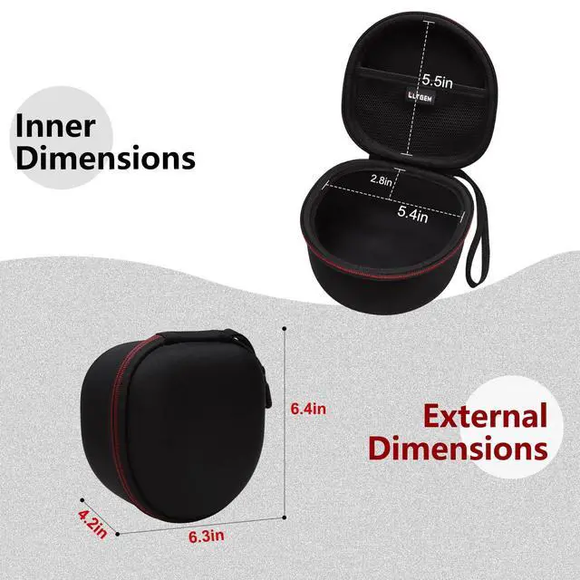 Alt view image 3 of 7 - LTGEM Hard Case for Shooting or Hunting Noise Reduction Headphones | Compatible with Walker's/PROHEAR/Howard LEIGHT/Peltor / 3M / ZOHAN/EARMOR/TACWIN Ear Protection