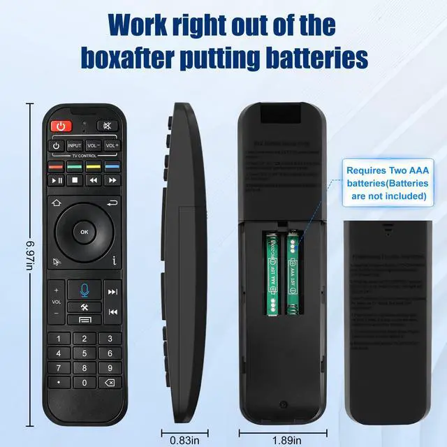 Alt view image 3 of 7 - New RC-200 Replacement Smart Bluetooth Voice Remote Control Compatible with SuperBox S6 Max, S5 Pro, S5 Max, S6 Pro, S6 Ultra, Elite Ultra, Elite Pro+, S3 Pro and S4 Pro