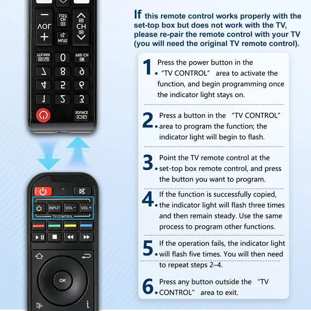 Alt view image 7 of 7 - New RC-200 Replacement Smart Bluetooth Voice Remote Control Compatible with SuperBox S6 Max, S5 Pro, S5 Max, S6 Pro, S6 Ultra, Elite Ultra, Elite Pro+, S3 Pro and S4 Pro