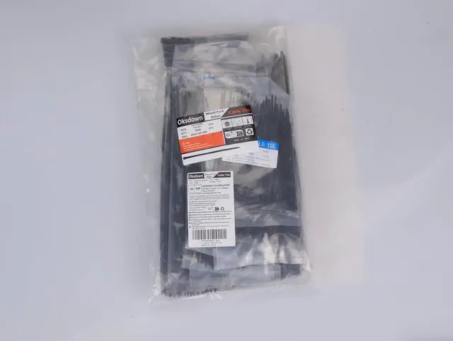 Alt view image 2 of 4 - 1000 Pcs Black Cable Zip Ties Assorted Sizes 4/6/8/10/12 Inch Heavy Duty Plastic Tie Wraps Mixed Pack Self Locking Nylon Wire Ties