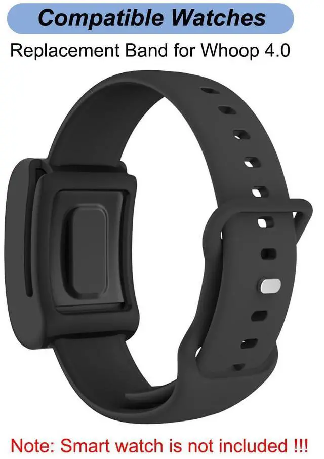 Alt view image 2 of 7 - Bands for Whoop 4.0/5.0 - Soft Silicone Watch Strap Wristband Replacement for Whoop Fitness & Activity Tracker Accessories