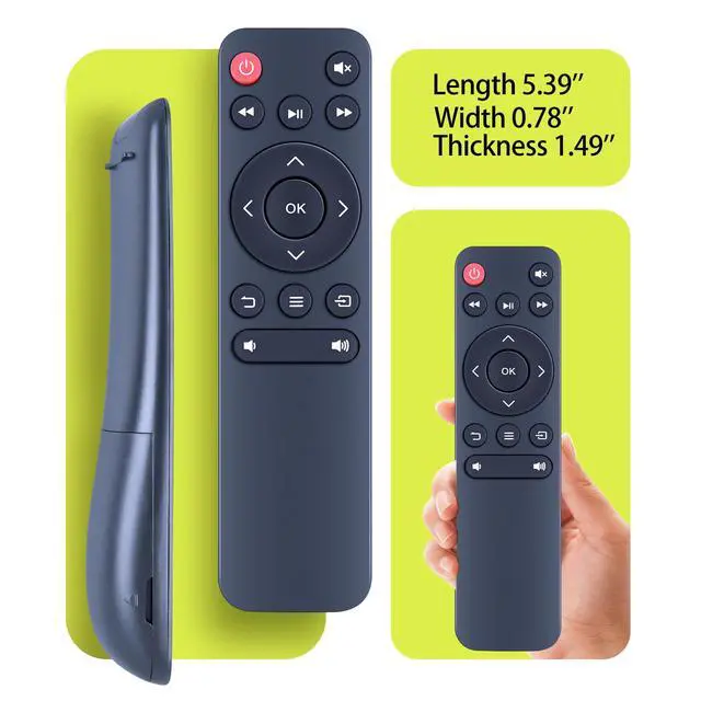 Alt view image 5 of 7 - Replacement Remote Control Intended for Vankyo Performance V620 V630 V700 V600 M18 V630W V610 Mini LED LCD, for Roconia G3W Projector, for CiBest SO-S